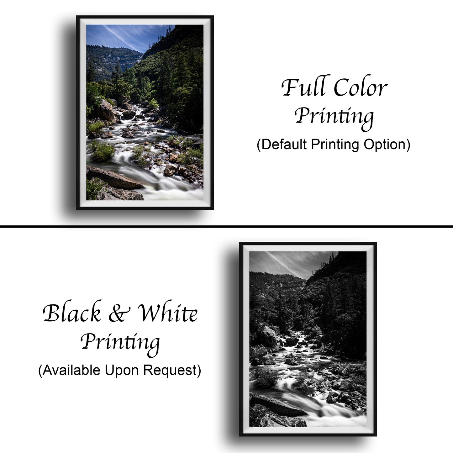 Yosemite National Park Print – Merced River Sunrise Fine Art Photography Wall Art