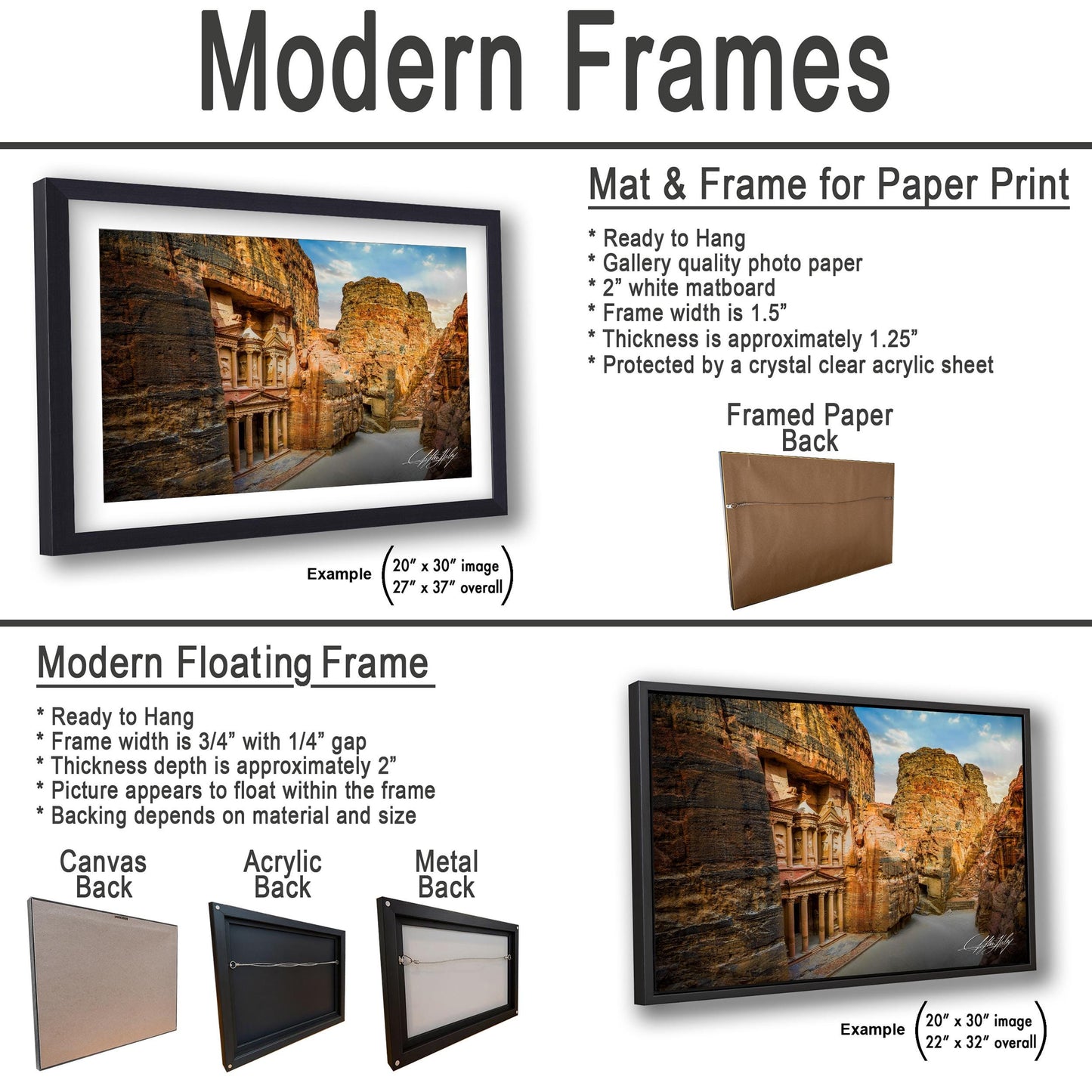 Petra Sunrise Print – Desert Fine Art Photography | Rose City Wall Art