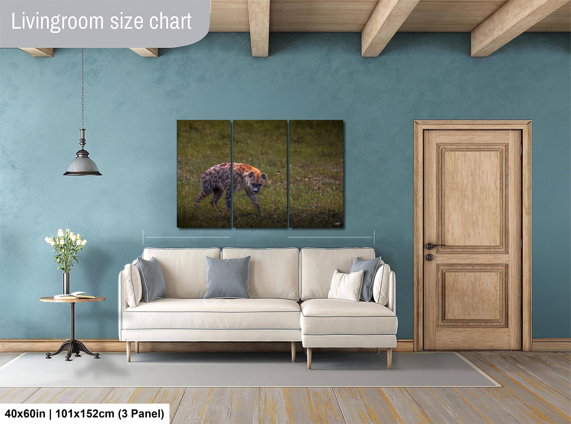 This fine art wildlife photograph captures a striking moment in the Maasai Mara, where a lone hyena pauses mid-step and meets the viewer with a powerful, unforgettable gaze. Often misunderstood, the hyena represents intelligence, resilience, and survival within the African safari ecosystem. This piece is perfect for collectors who appreciate raw, authentic wildlife moments and want to bring depth, character, and conversation into their home or office décor.