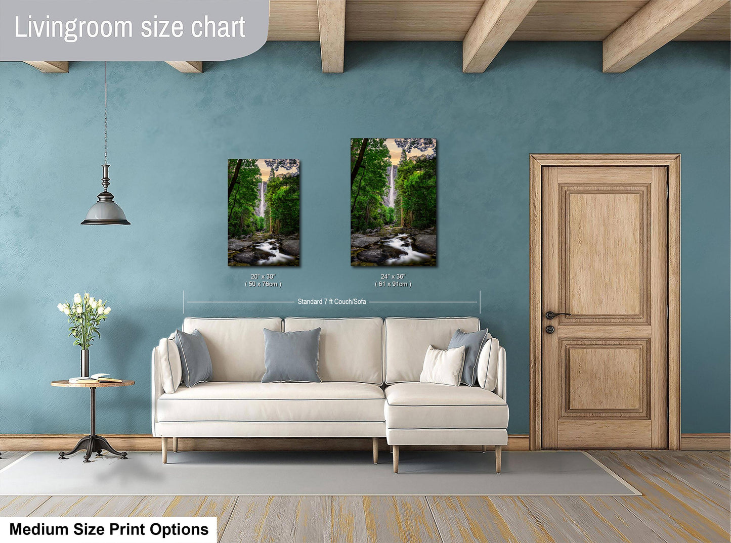 Bridal Veil Falls Art Print – Utah Waterfall Wall Art | Provo Canyon Landscape Photo