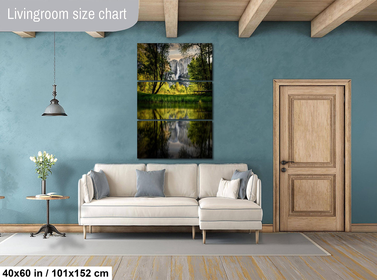 Yosemite National Park Print - Merced River Landscape | Sunrise Colors Artwork