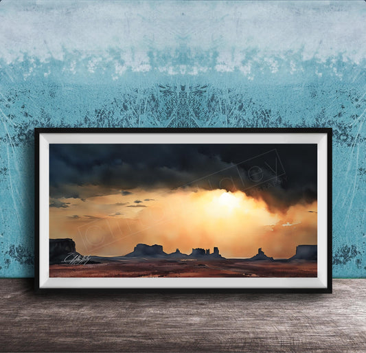 Monument Valley Print - Southwest Desert Art | Large Landscape Fine Art Photography