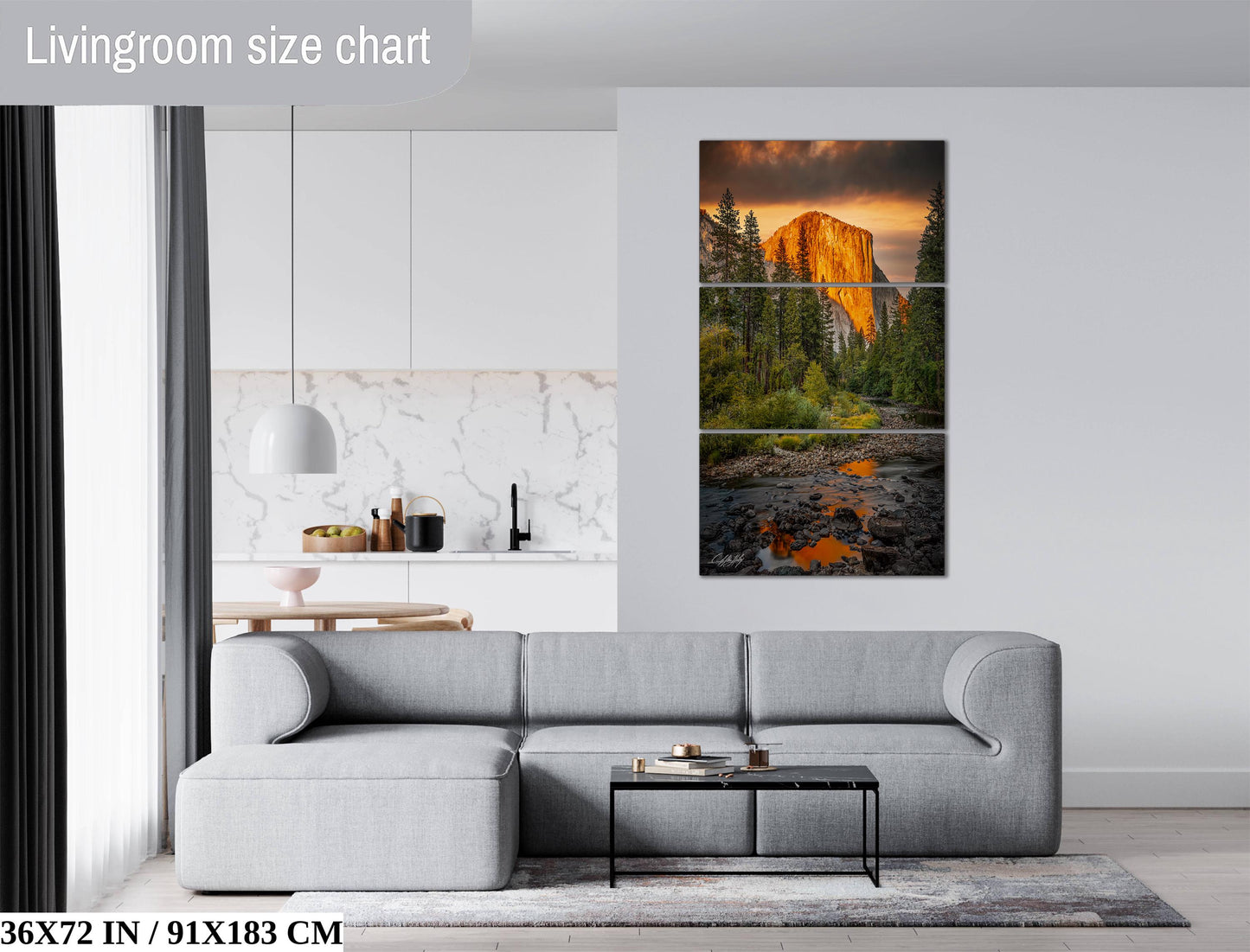 Yosemite Wall Decor – El Capitan Print on Premium Photo Paper | Scenic Landscape Art