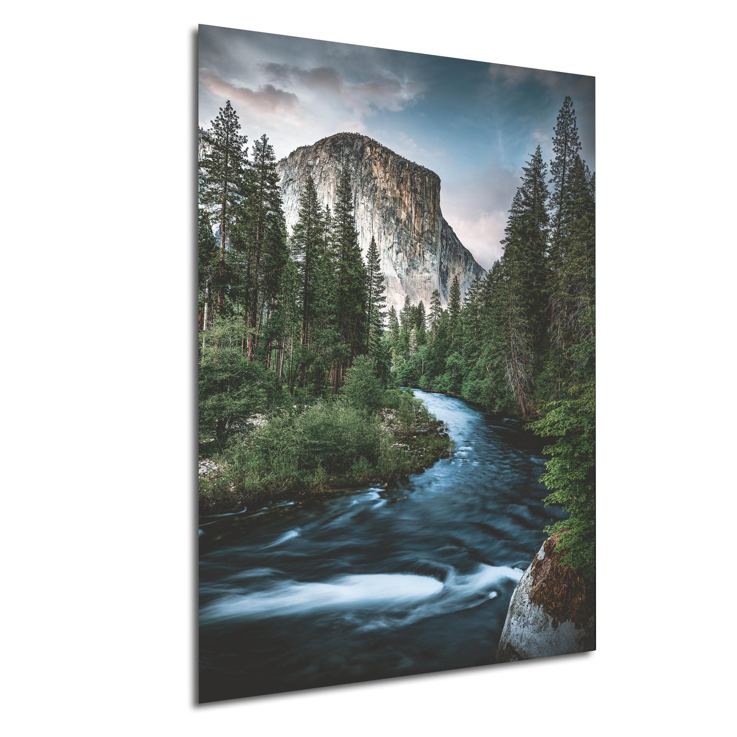 Yosemite Landscape Print – El Capitan Photo | Merced River Art & Western Wall Decor