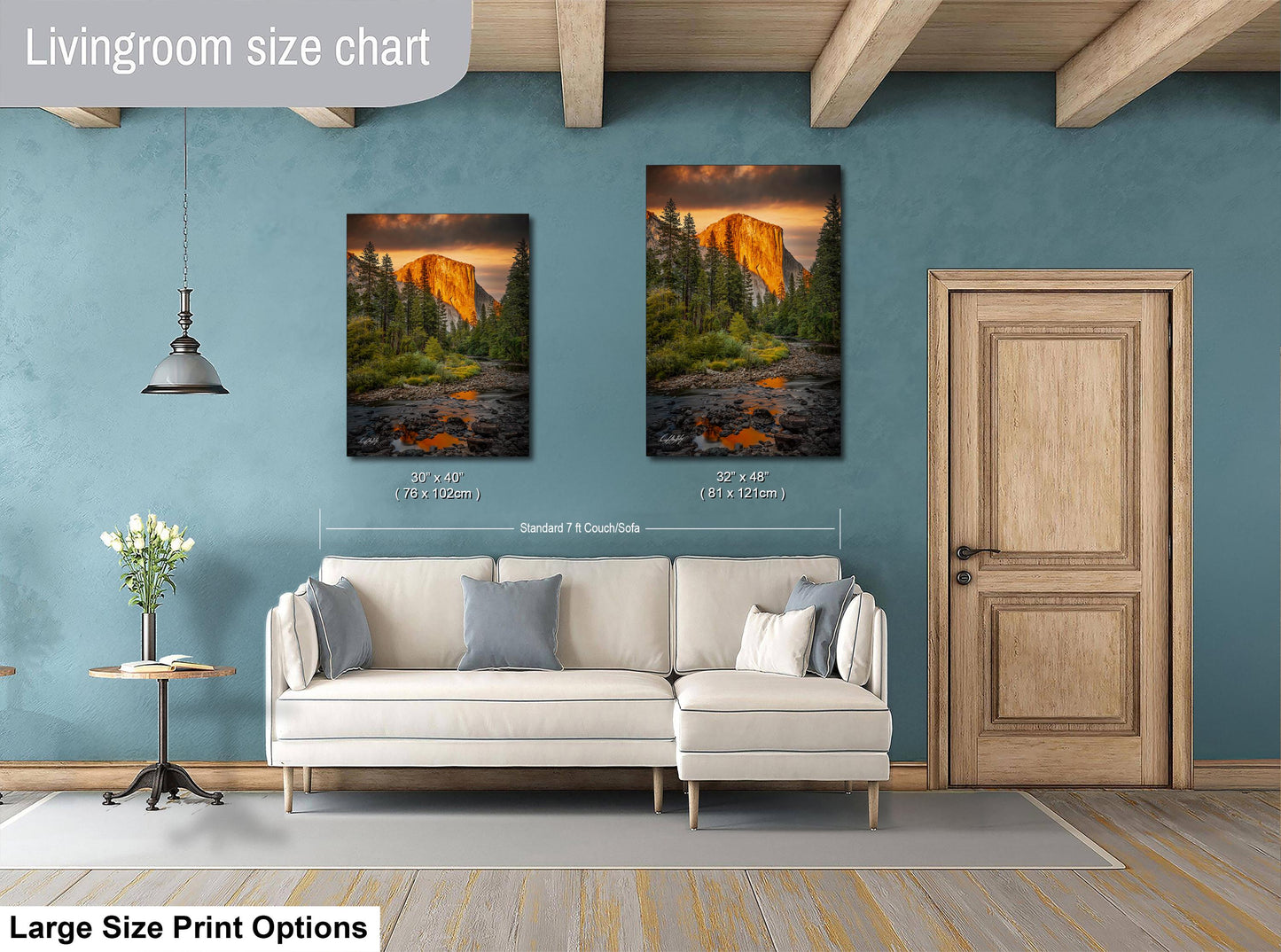Yosemite Wall Decor – El Capitan Print on Premium Photo Paper | Scenic Landscape Art