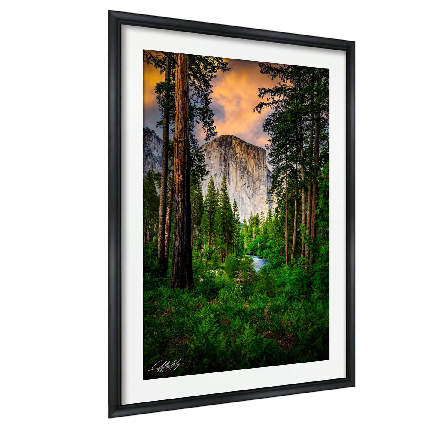 Yosemite Landscape Print – El Capitan Photography | Merced River Sunrise Wall Decor