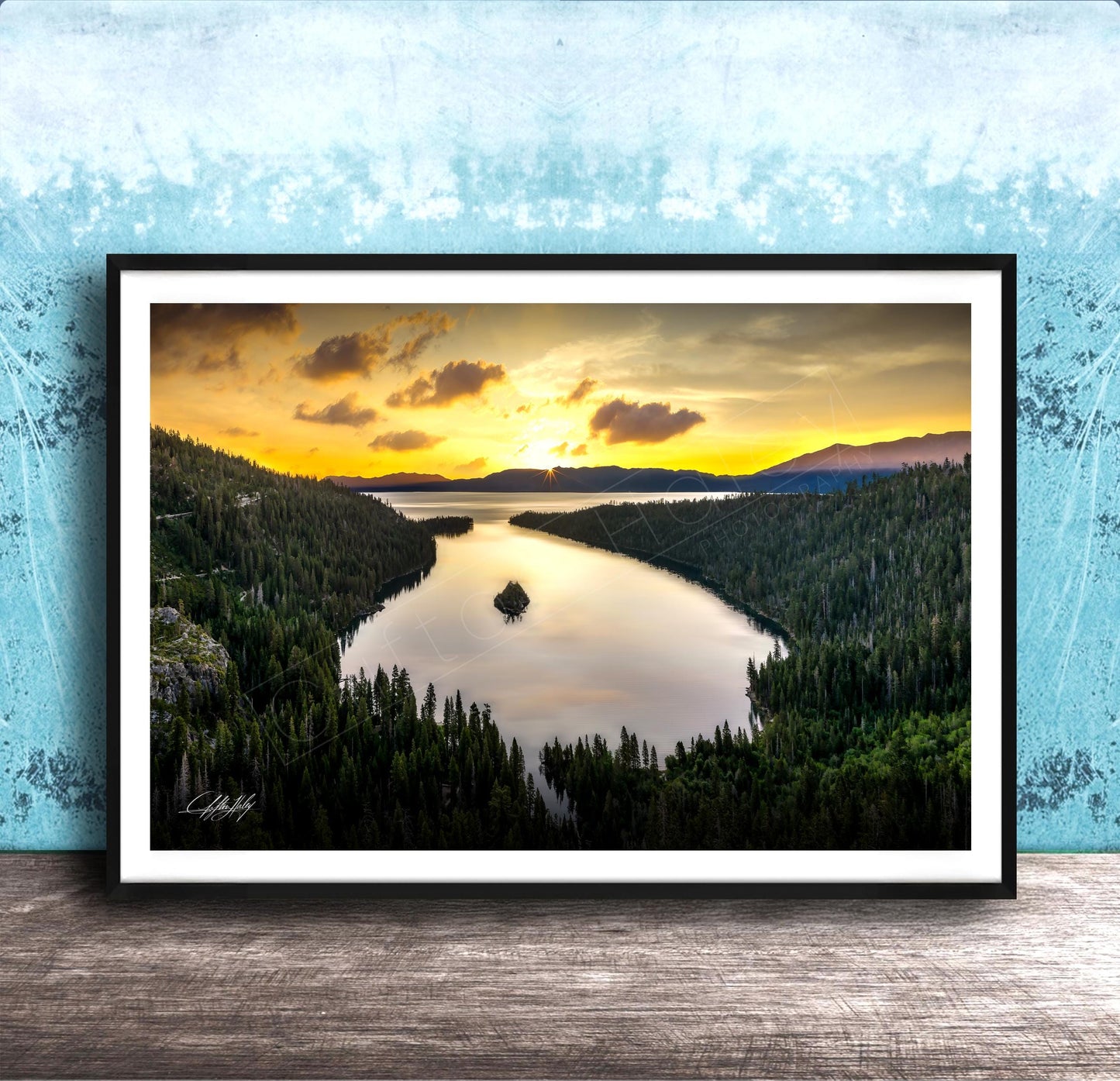 Serene Mountain Landscape | Fine Art Landscape Print - Calming Nature Wall Art