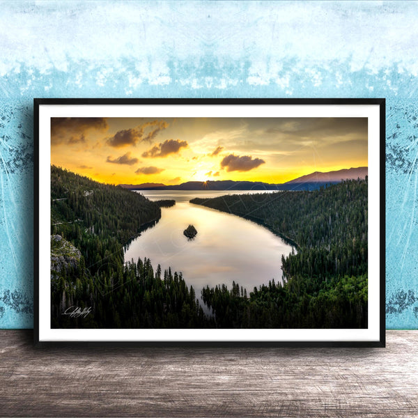 Serene Mountain Landscape | Fine Art Landscape Print - Calming Nature Wall Art