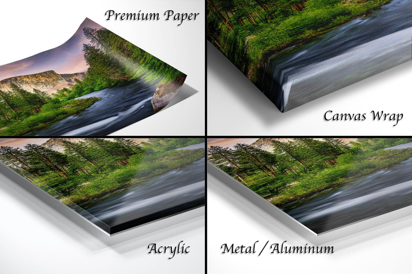 El Capitan Yosemite Print – Scenic Nature Artwork | Merced River Photo Wall Decor