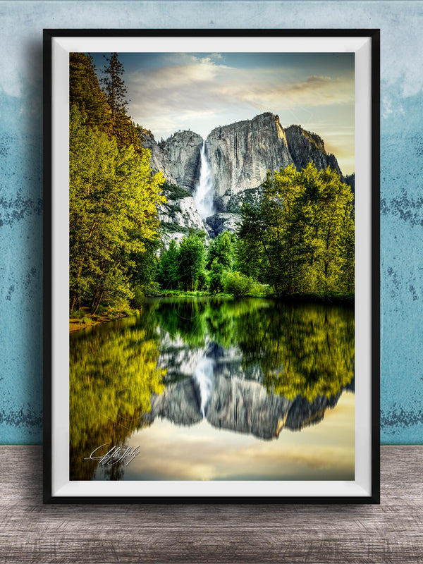 Yosemite Wall Art – Scenic Landscape Print Featuring Merced River Photo