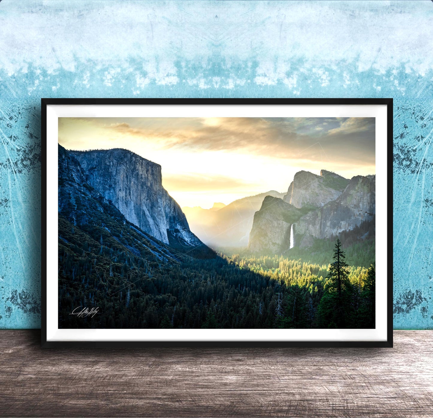 Yosemite Tunnel View Print – El Capitan Wall Art | Bridalveil Fall Poster | Sierra Nevada Photography